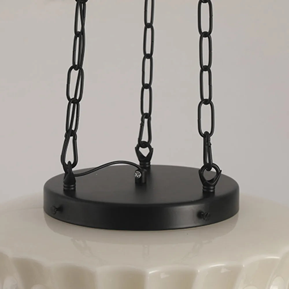 Pendant Light Glass Shade in Retro Interior Style | Ferindo