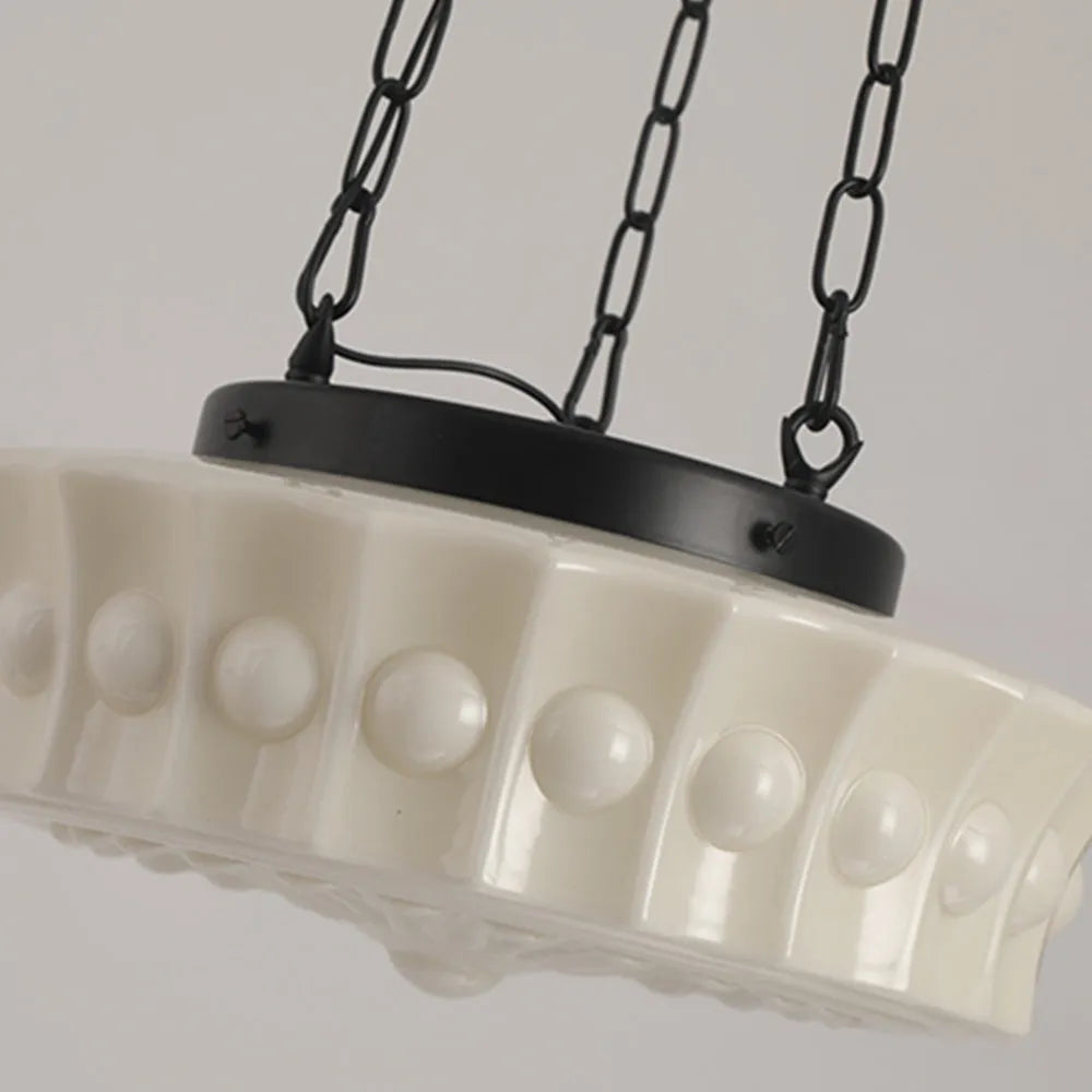 Pendant Light Glass Shade in Retro Interior Style | Ferindo