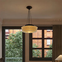 Pendant Light Glass Shade in Retro Interior Style | Ferindo