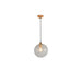 Pendant Light Glass Sphere Hanging Modern Interior | Dixiora