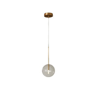 Pendant Light Glass Sphere Hanging Modern Interior | Dixiora