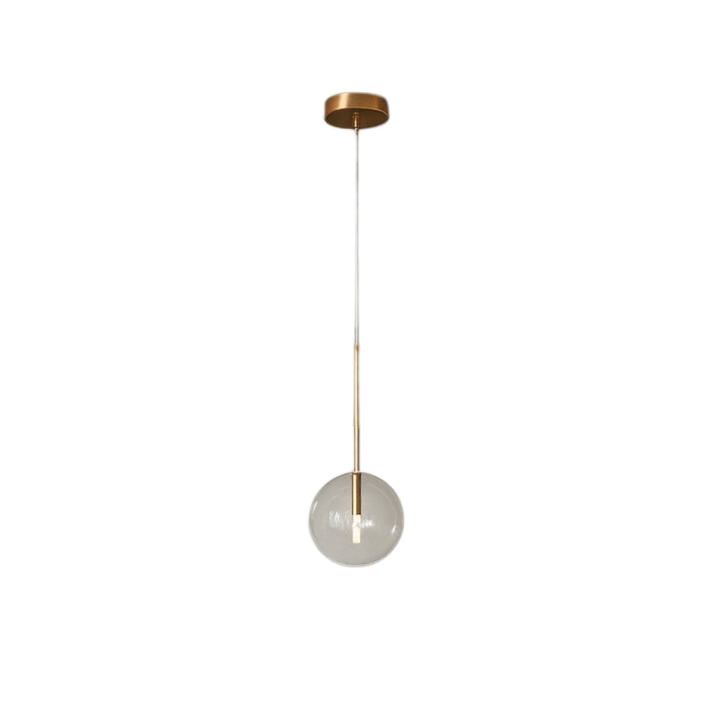 Pendant Light Glass Sphere Hanging Modern Interior | Dixiora