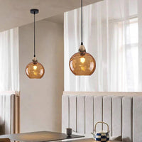 Pendant Light Glass Sphere in Nordic Style | Vilmora