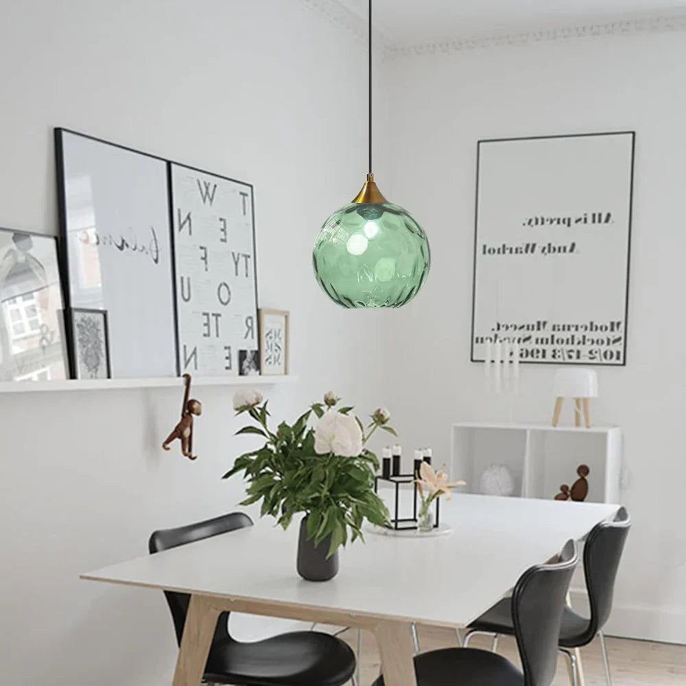 Pendant Light Glass Sphere in Nordic Style | Vilmora