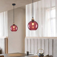 Pendant Light Glass Sphere in Nordic Style | Vilmora