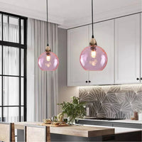 Pendant Light Glass Sphere in Nordic Style | Vilmora