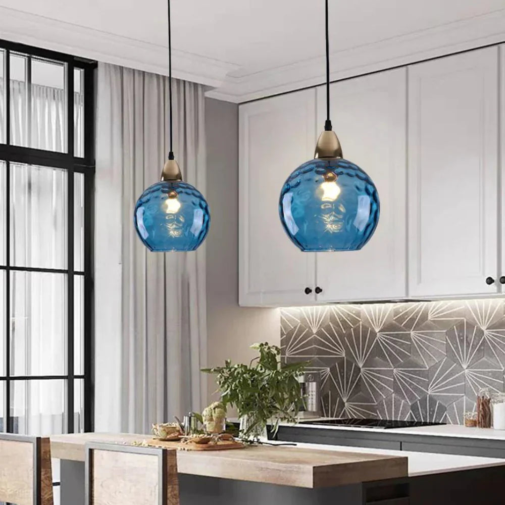 Pendant Light Glass Sphere in Nordic Style | Vilmora