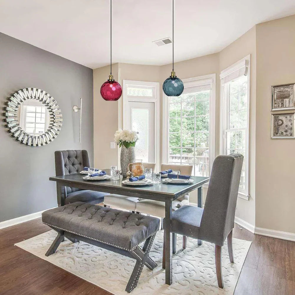 Pendant Light Glass Sphere in Nordic Style | Vilmora