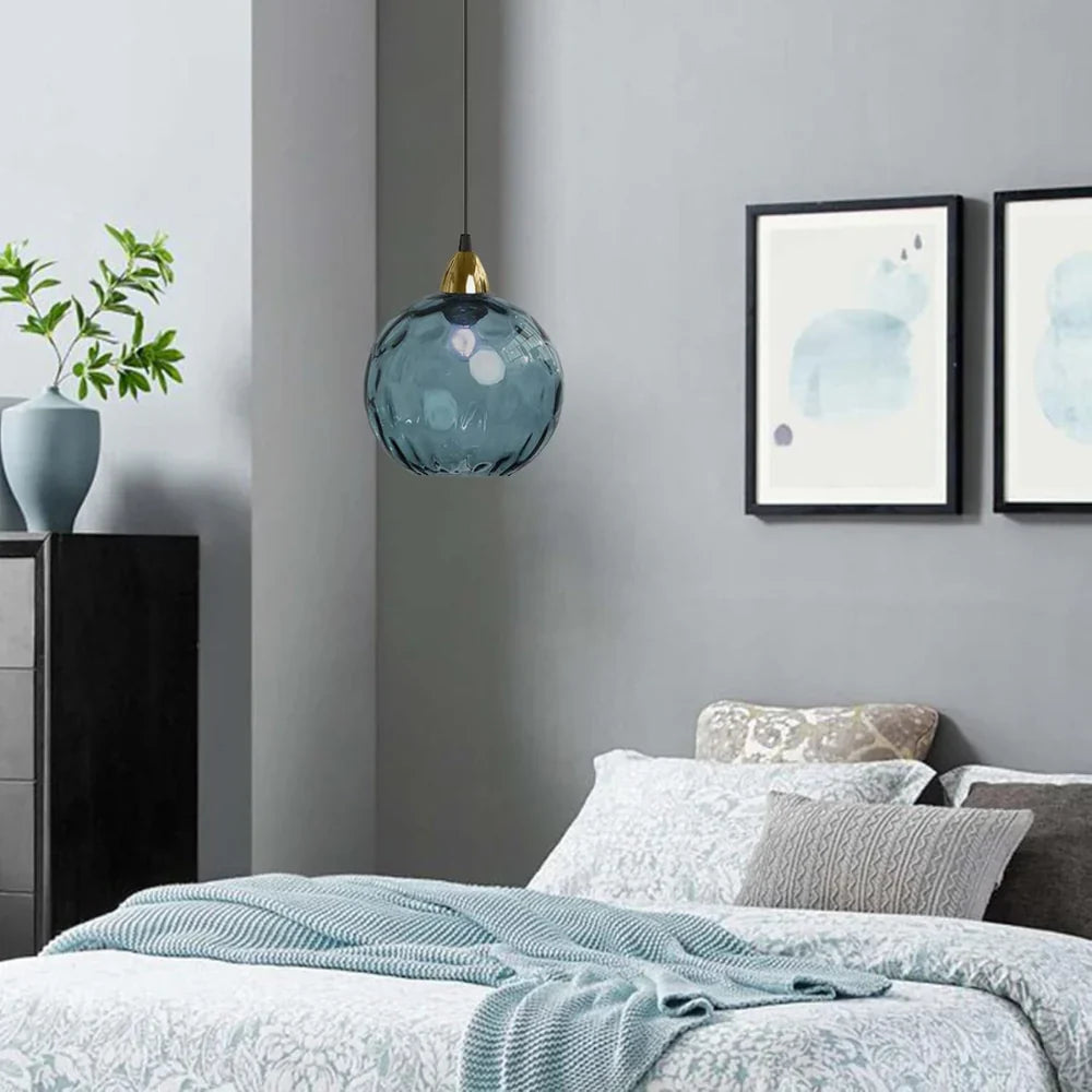 Pendant Light Glass Sphere in Nordic Style | Vilmora