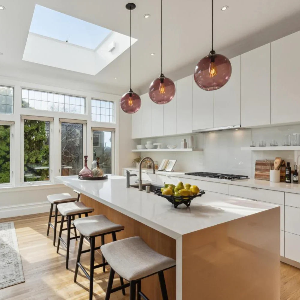 Pendant Light Glass Sphere in Nordic Style | Vilmora