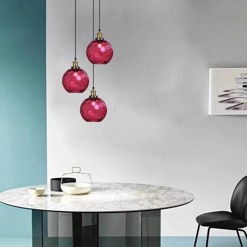 Pendant Light Glass Sphere in Nordic Style | Vilmora