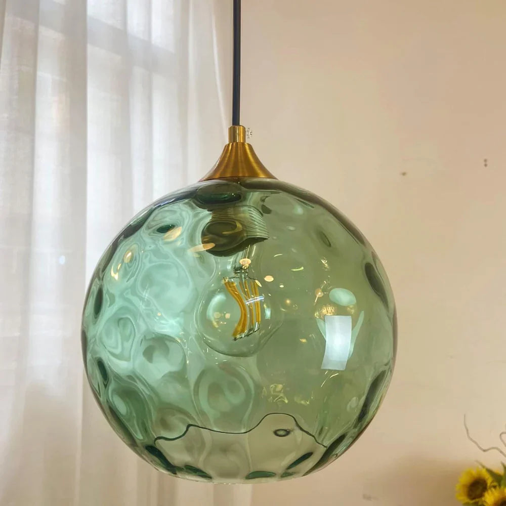 Pendant Light Glass Sphere in Nordic Style | Vilmora