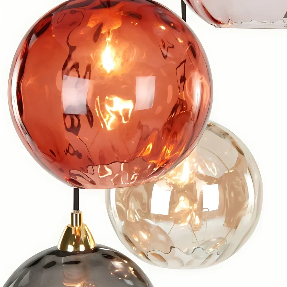 Pendant Light Glass Sphere in Nordic Style | Vilmora
