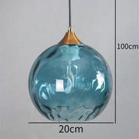 Pendant Light Glass Sphere in Nordic Style | Vilmora