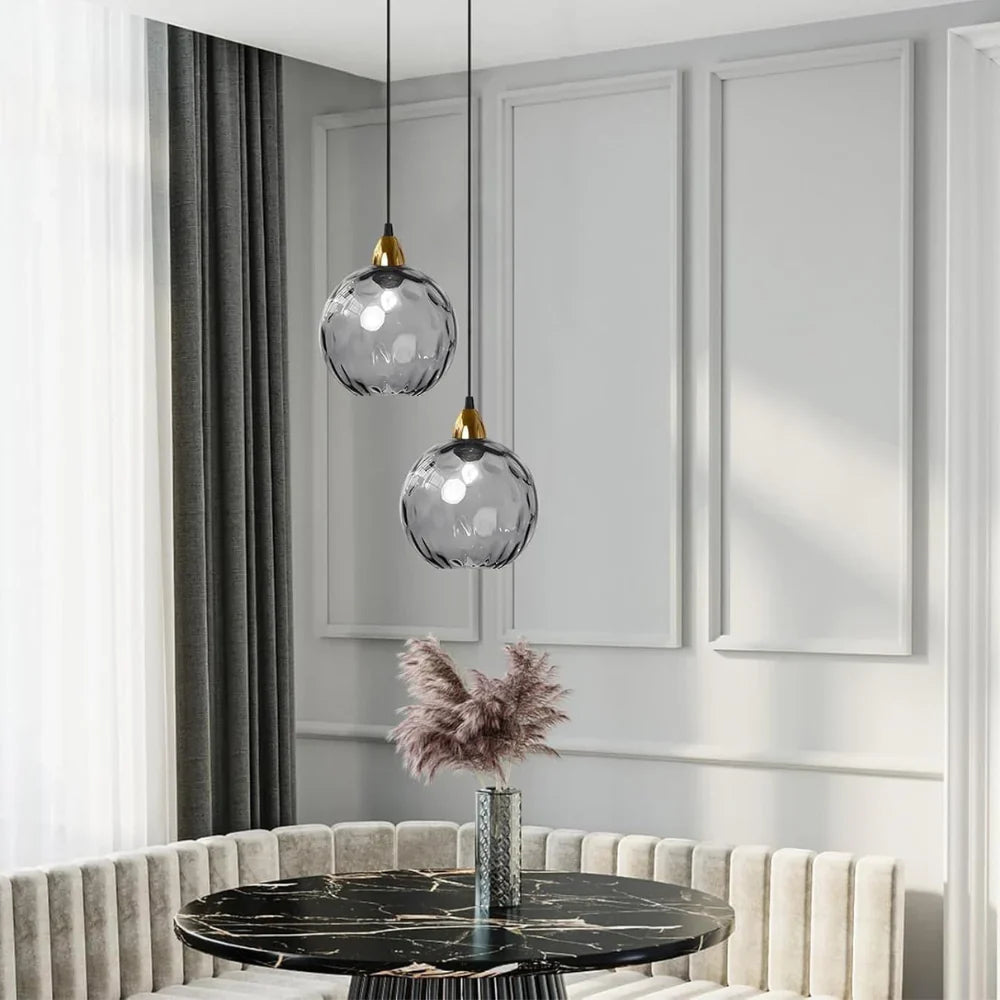 Pendant Light Glass Sphere in Nordic Style | Vilmora