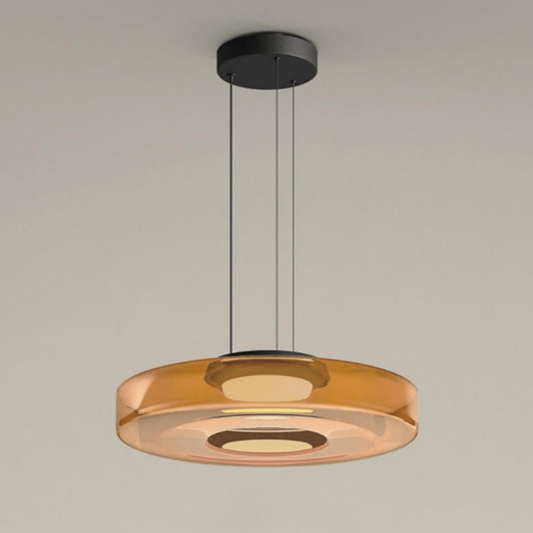 Pendant Light Glass in Bauhaus Style | Monura