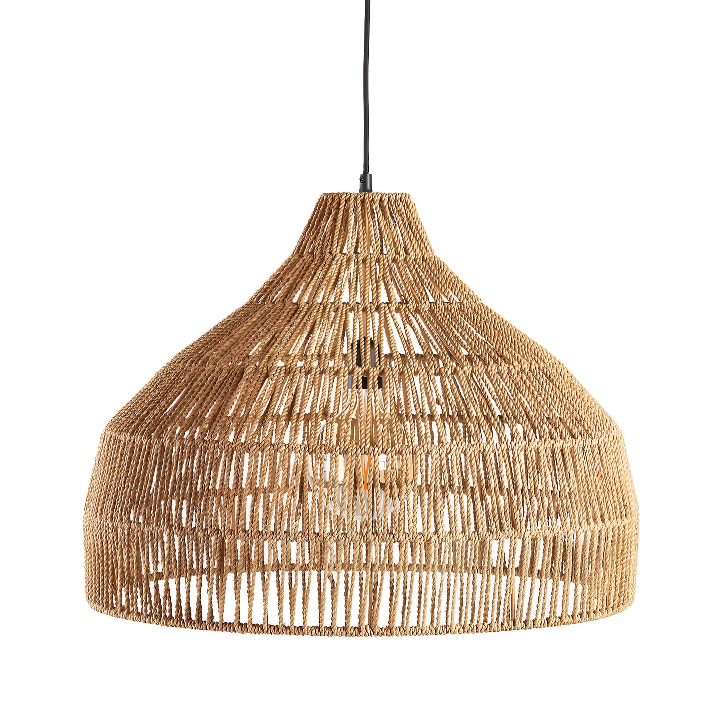 Pendant Light Handwoven Rattan Boho Style | Modaro