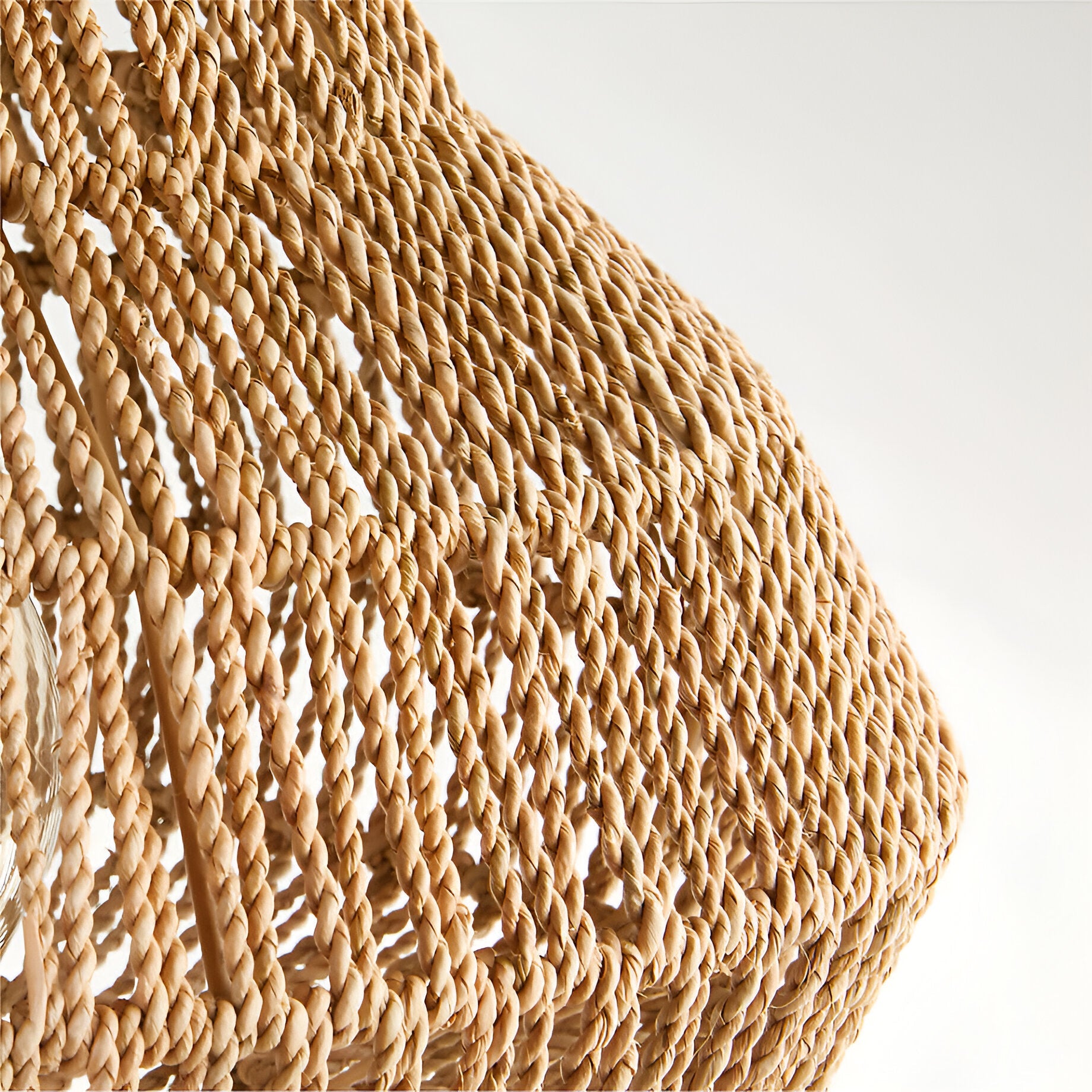 Pendant Light Handwoven Rattan Boho Style | Modaro