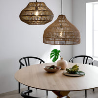 Pendant Light Handwoven Rattan Boho Style | Modaro
