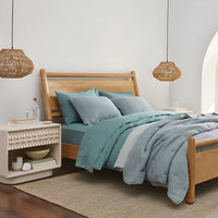 Pendant Light Handwoven Rattan Boho Style | Modaro