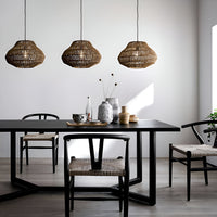 Pendant Light Handwoven Rattan Boho Style | Modaro