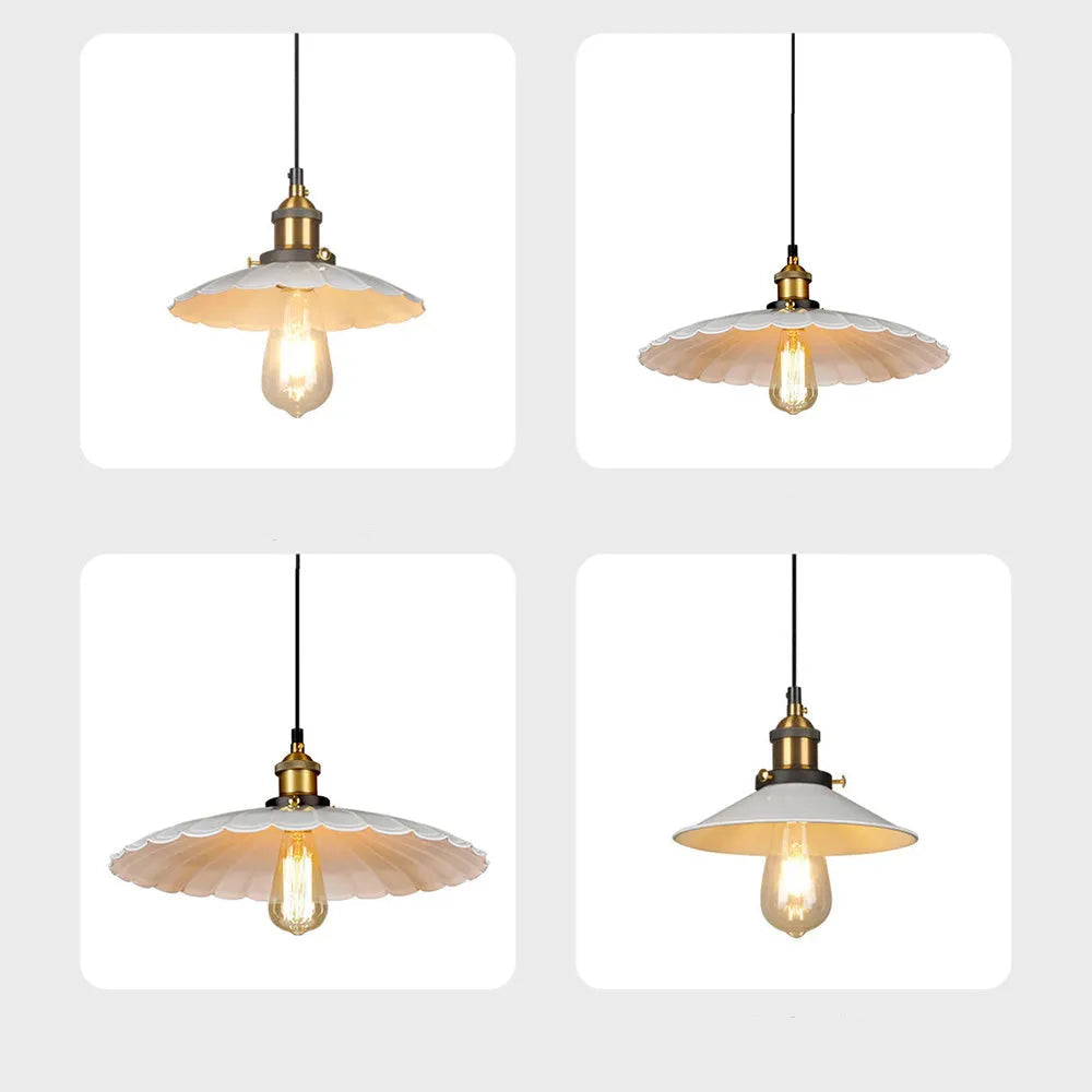 Pendant Light Iron Frame in Nordic Style | Ruvian
