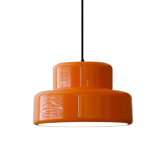 Pendant Light Iron Orange in Bauhaus Retro Style | Lavien