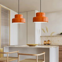 Pendant Light Iron Orange in Bauhaus Retro Style | Lavien