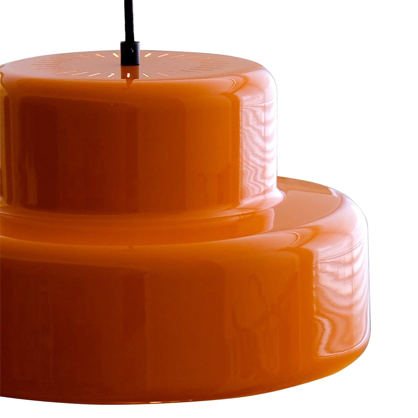Pendant Light Iron Orange in Bauhaus Retro Style | Lavien