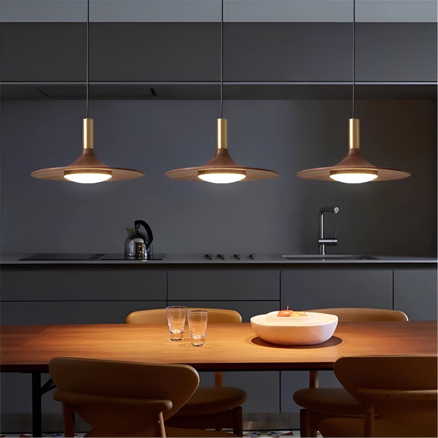 Pendant Light Iron Shade in Nordic Minimalist Style | Tavrin