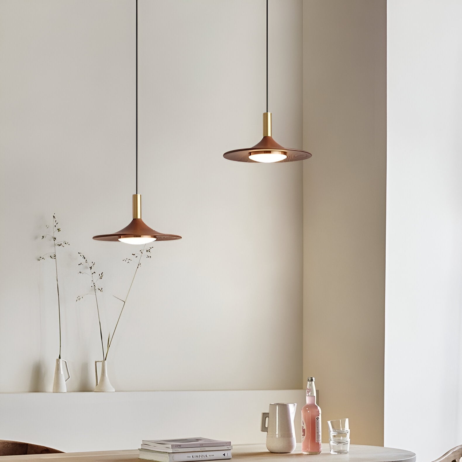 Pendant Light Iron Shade in Nordic Minimalist Style | Tavrin
