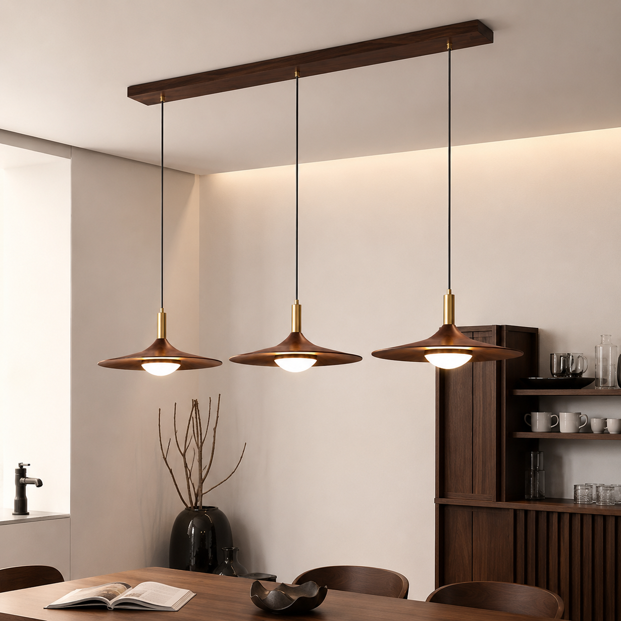 Pendant Light Iron Shade in Nordic Minimalist Style | Tavrin