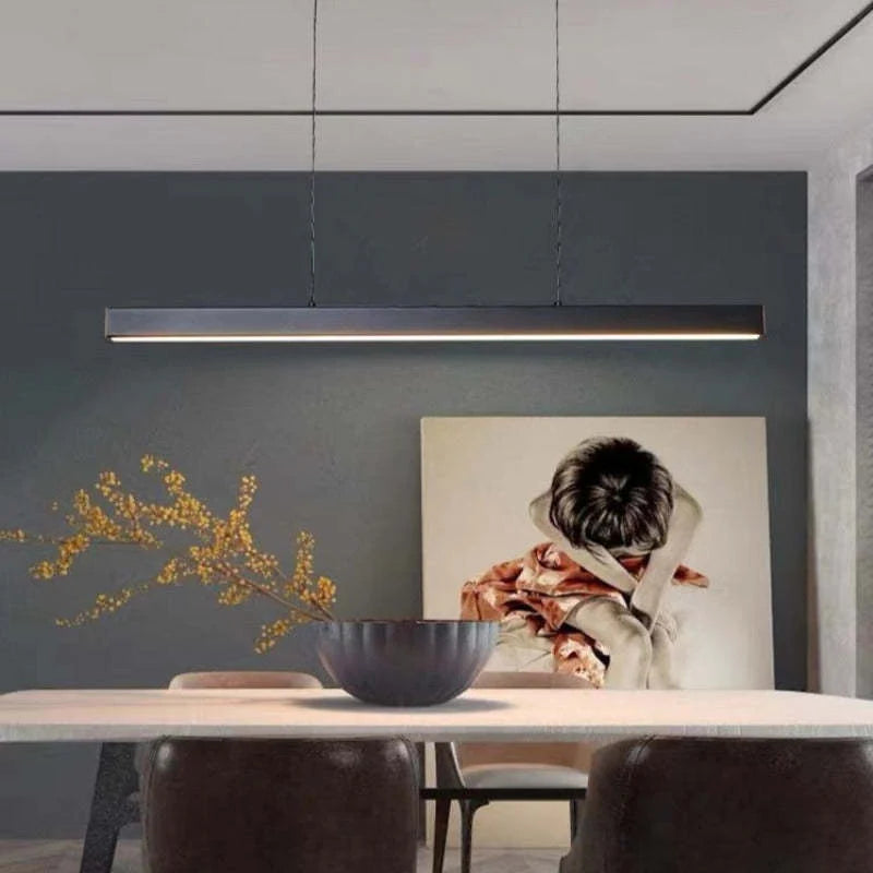 Pendant Light LED Linear Metal for Modern Dining Spaces | Lanovo