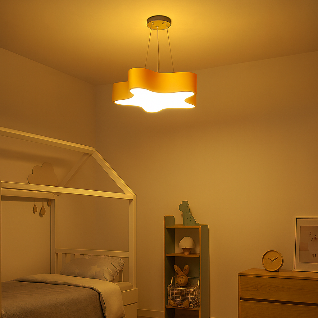 Pendant Light LED Star Shape Kids Room | Lumirox