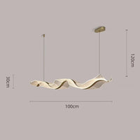Pendant Light LED Wavy Form in Nordic Style | Sorelli