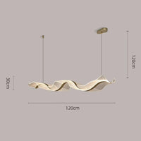 Pendant Light LED Wavy Form in Nordic Style | Sorelli