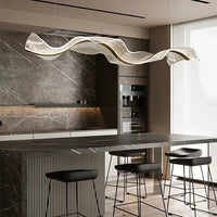 Pendant Light LED Wavy Form in Nordic Style | Sorelli
