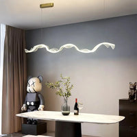 Pendant Light LED Wavy Form in Nordic Style | Sorelli