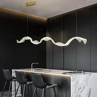 Pendant Light LED Wavy Form in Nordic Style | Sorelli