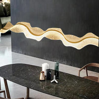 Pendant Light LED Wavy Form in Nordic Style | Sorelli