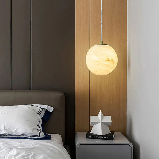 Pendant Light Marble Shade in Scandinavian Style | Yavren