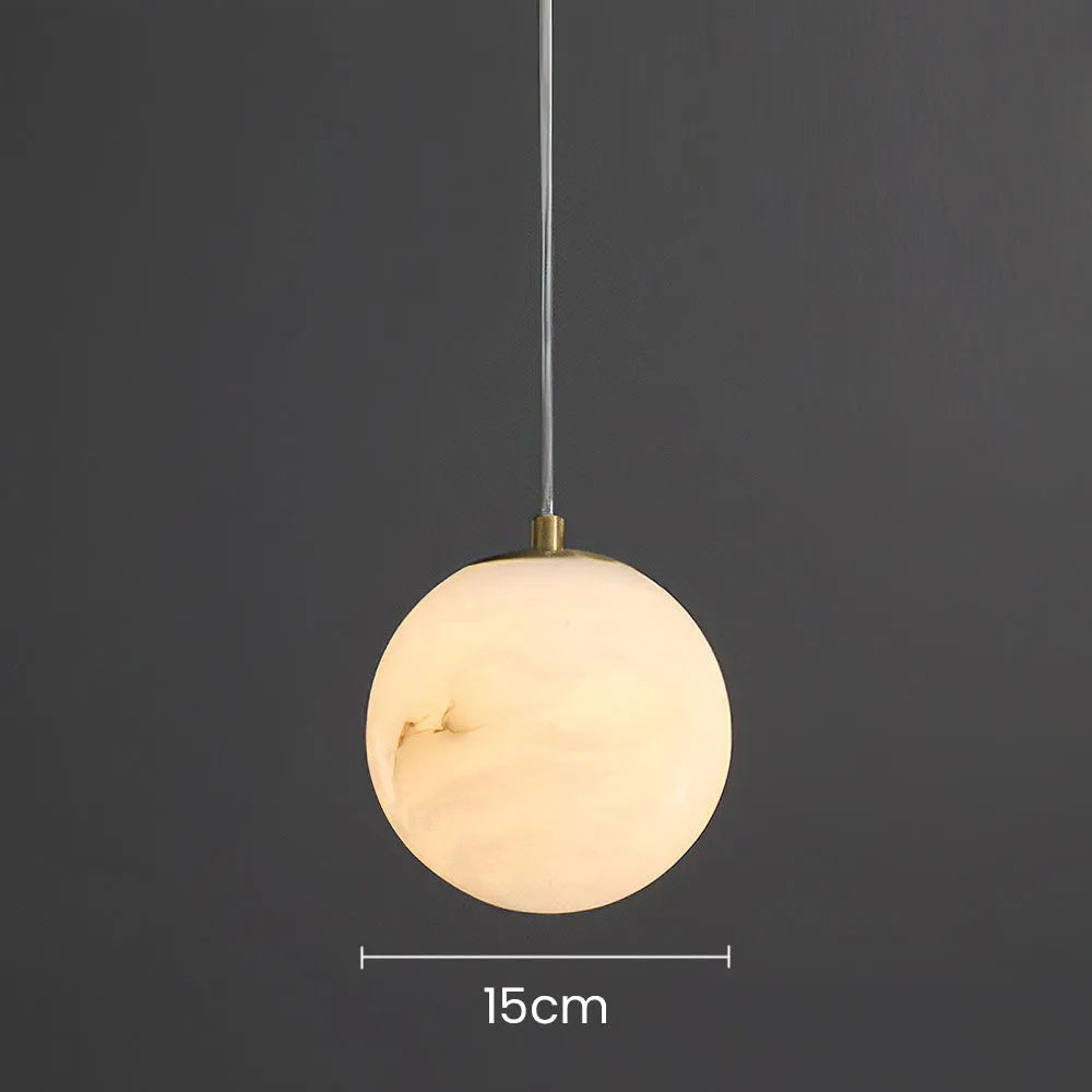 Pendant Light Marble Shade in Scandinavian Style | Yavren