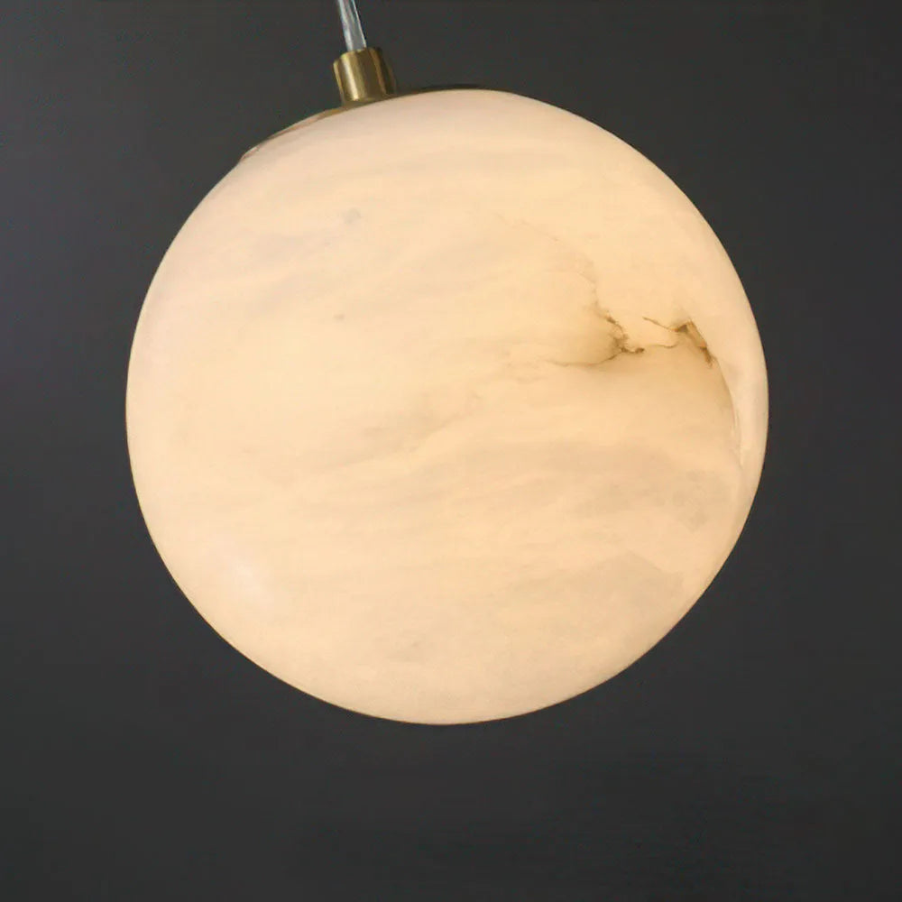 Pendant Light Marble Shade in Scandinavian Style | Yavren