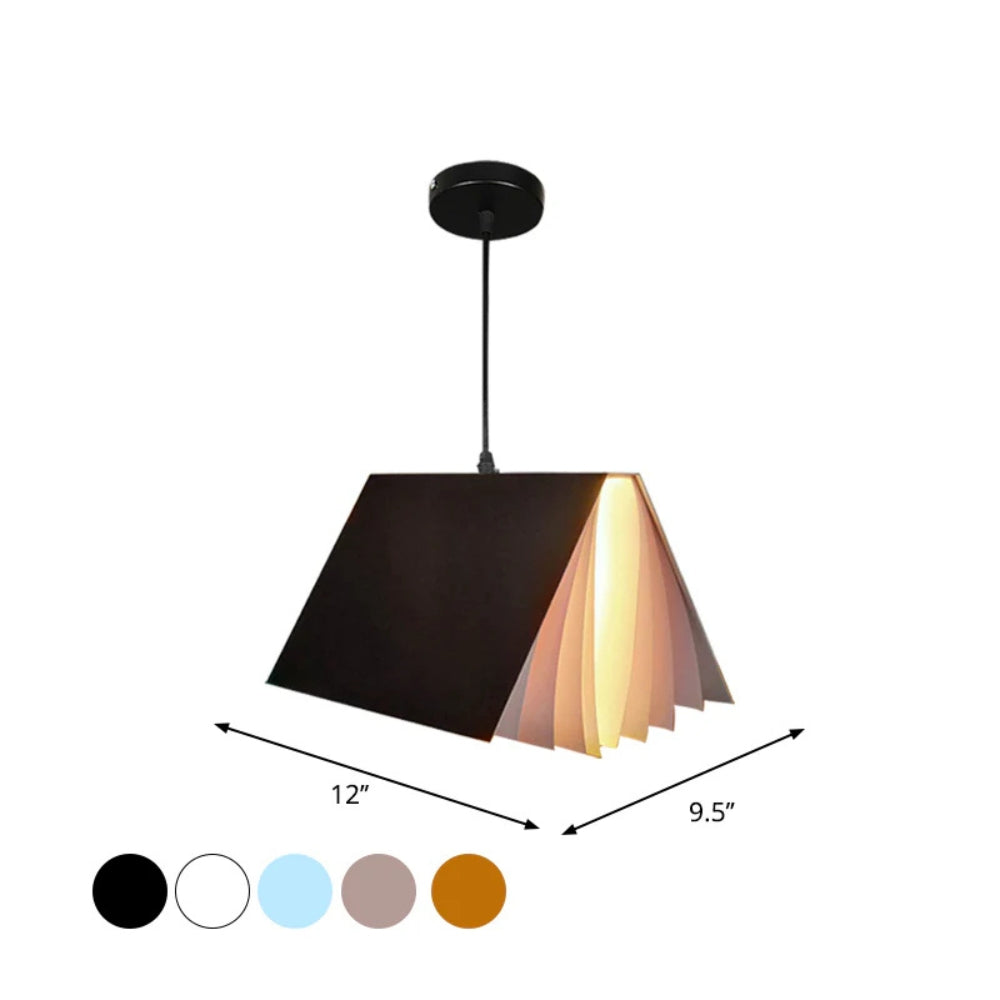 Pendant Light Metal Book Shade for Kids Interior | Libravo