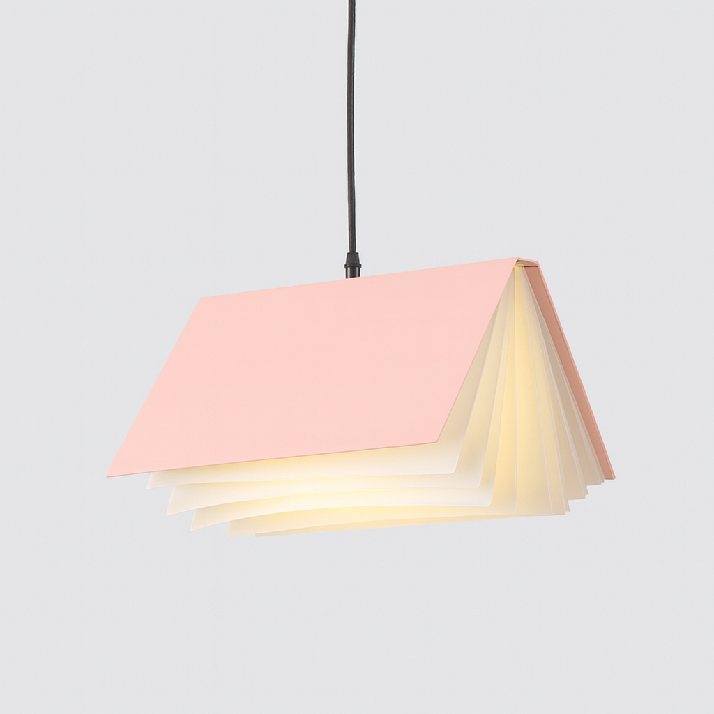 Pendant Light Metal Book Shade for Kids Interior | Libravo