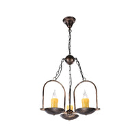 Pendant Light Metal Bronze Candle Design Industrial Dining | Naravo