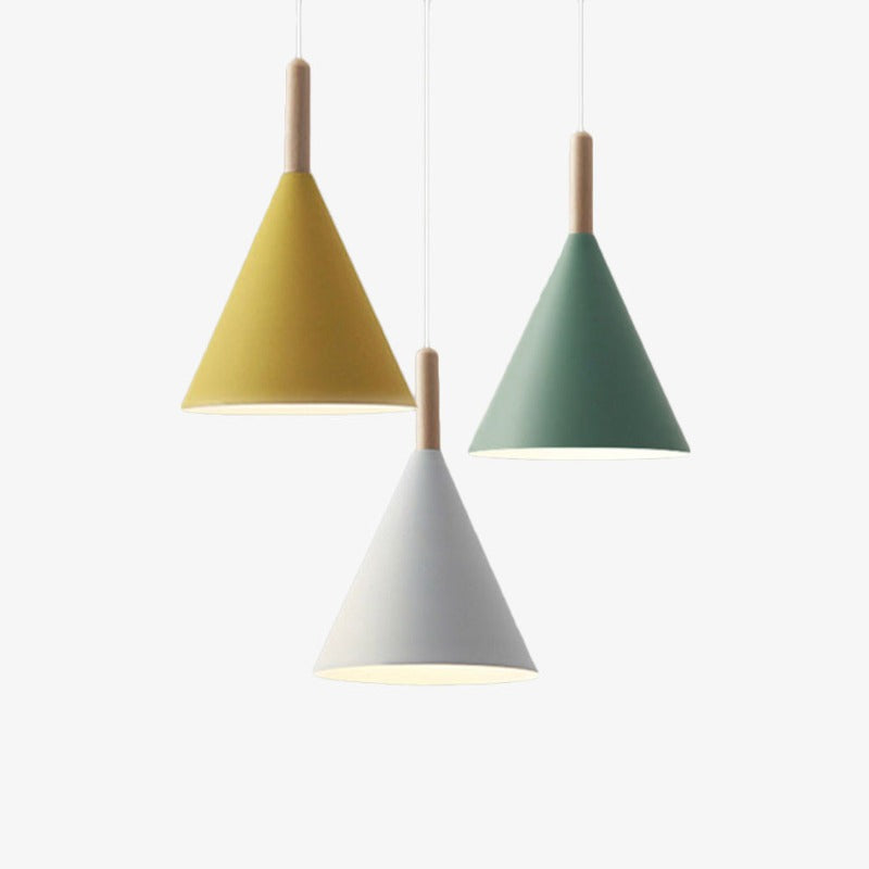 Pendant Light Metal Cone Nordic Design | Ardin