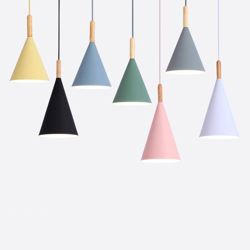 Pendant Light Metal Cone Nordic Design | Ardin