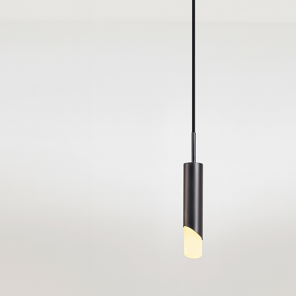 Pendant Light Metal Cylinder LED Compatible Modern | Zelvari