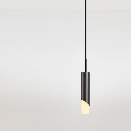 Pendant Light Metal Cylinder LED Compatible Modern | Zelvari